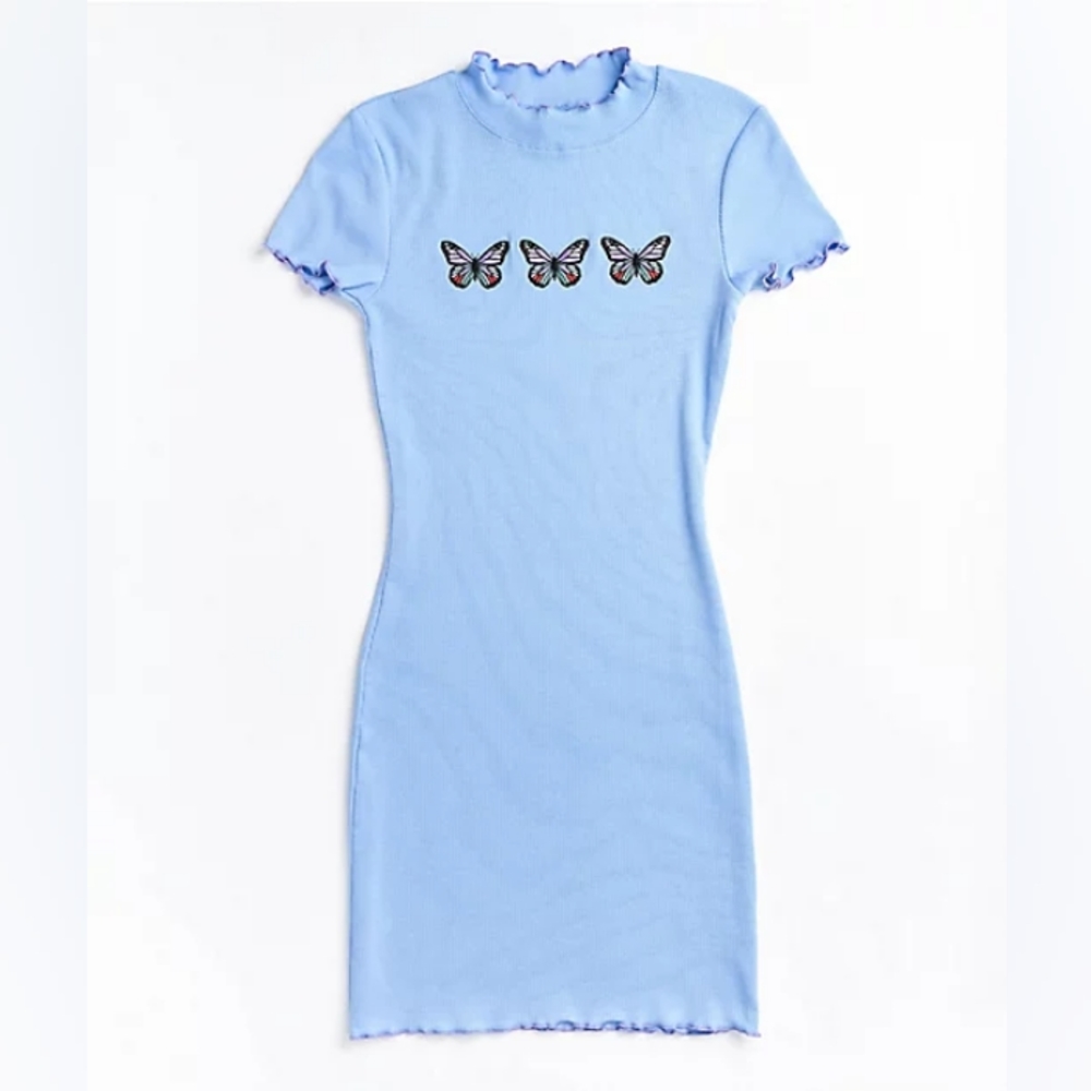 A-lab blue butterfly dress